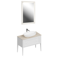 Мебель для ванной Kerama Marazzi Plaza Classic Neo PL.CN.100.1+1\WHT.M 100 белый матовый