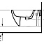 Биде подвесное Duravit Happy D.2 2258151300 антрацит матовый - фото 2