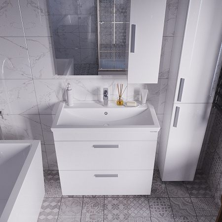 Шкаф-зеркало Grossman Нео 208024 80 белый