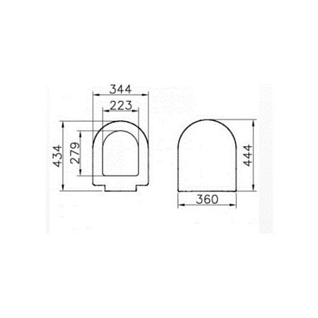 Крышка-сиденье VitrA S50 801-003-003 без микролифта