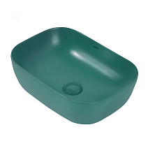 Раковина накладная ABBER Rechteck AC2200MBG темно-зеленый матовый Раковина накладная ABBER Rechteck AC2200MBG темно-зеленый матовый