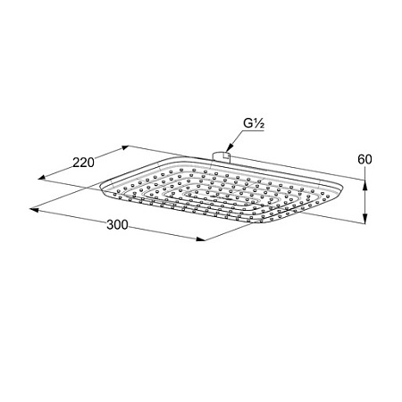 Верхний душ Kludi Freshline 6445005-00 хром