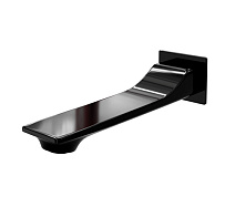 Излив WasserKRAFT A175 для ванны, настенный, черный глянец Излив WasserKRAFT A175 для ванны, настенный, черный глянец