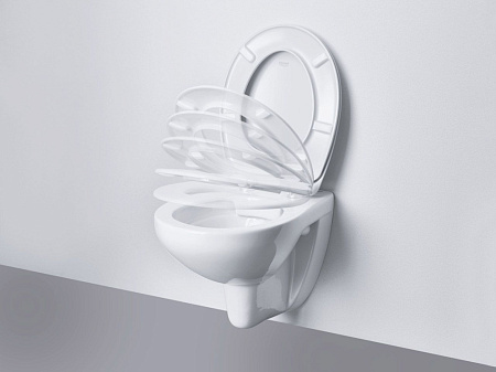Крышка-сиденье Grohe Bau Ceramic 39493000 микролифт, белый