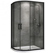 Душевой уголок ABBER Schwarzer Diamant AG01190B прозрачное/черный