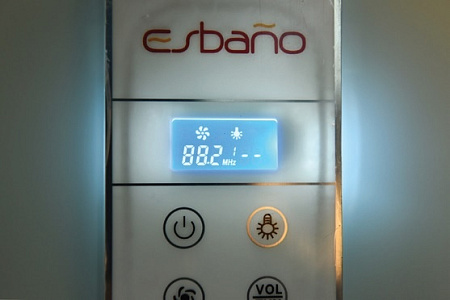 Душевая кабина Esbano ES-L 90 CR с LED освещением