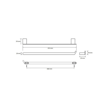 Полотенцедержатель Bemeta Organic 157104361 40