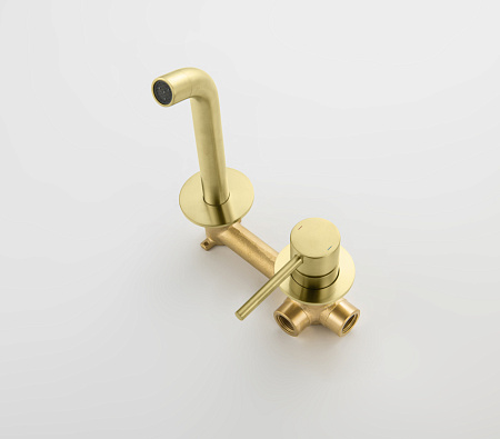 Смеситель для раковины Timo Saona 2372/17SM золото матовое