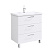 Тумба с раковиной Aqwella Манчестер MAN01083 80 напольная, белый