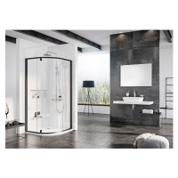 Душевой уголок Ravak Pivot PSKK3-90 37677300Z1 Transparent, черный