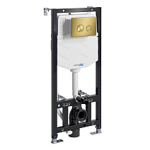 Система инсталляции WasserKRAFT Aller 10TLT.010.ME.MG01 для унитазов, золото матовое