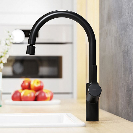 Смеситель Damixa Eclipse 310722300 для кухонной мойки, черный