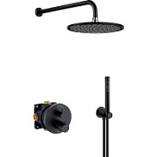 Душевой комплект Kludi Nova Fonte 208313915  черный матовый