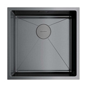 Кухонная мойка Omoikiri Taki 44-U/IF-GM 44х44 вороненая сталь