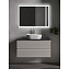 Тумба с раковиной и столешницей Sancos Snob R 100 SNR100CE+TT100A1X Beige Soft/Black Sky - фото 8
