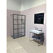 Душевая перегородка Kermi WALK-IN Dark Edition XD WW1 12020 3PK 120x200