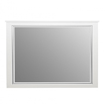 Зеркало Tessoro Foster TS-F90105-M-W-S 105 белый с патиной серебро