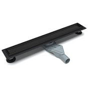 Душевой лоток Esbano Combi C-TILE-60MB с решёткой под плитку, черный матовый