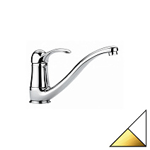 Смеситель Emmevi Harmony 22095BO для кухонной мойки, белый/золото Смеситель Emmevi Harmony 22095BO для кухонной мойки, белый/золото