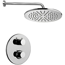 Душевой комплект Paffoni Light KITLIQ013CR с термостатом, хром
