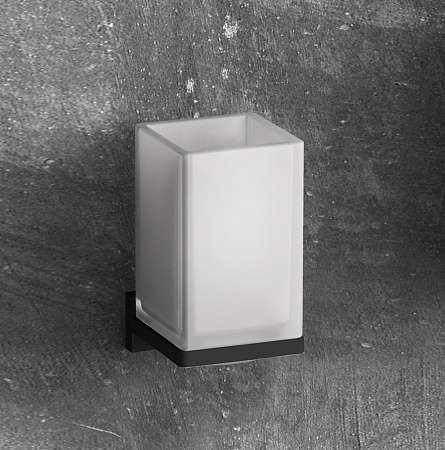 Стакан Colombo Look B1602.NM подвесной, черный матовый