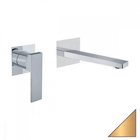 Смеситель Fiore Kube 100OZ7597 для раковины, матовое золото