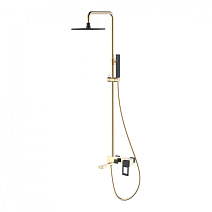 Душевая стойка Boheme Q 148-GB золото/черный Душевая стойка Boheme Q 148-GB золото/черный