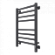 Полотенцесушитель электрический Terminus Ватикан П8 500х800  КС 9005 матовый  черный - фото 1