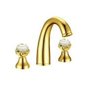 Смеситель Boheme Imperiale Presente 337 для раковины, на 3 отверстия, золото