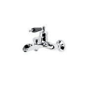 Смеситель Boheme Vogue 223-MR-B для ванны с душем, хром/черный Murano