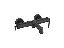 Смеситель термостатический для ванны и душа BelBagno Acqua ACQUA-VASM-NERO черный матовый