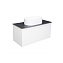 Тумба с раковиной La Fenice Terra FNC-01-TER-B-60 Bianco, столешница Black Olive Light Lappato