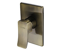 Смеситель WasserKRAFT Exter 1651 для душа, светлая бронза