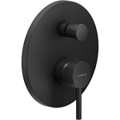 Смеситель Nobili Live LV00100/EBM для ванны с душем, черный матовый