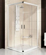 Душевой уголок Ravak Blix BLRV2K-100 1XVA0100Z1 Transparent, белый