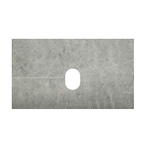 Столешница BelBagno KEP-80-MGL-W0 80 без отверстия под смеситель Marmo Grigio Lucido