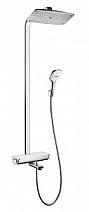 Душевая стойка Hansgrohe Raindance Select 27113400 белый/хром