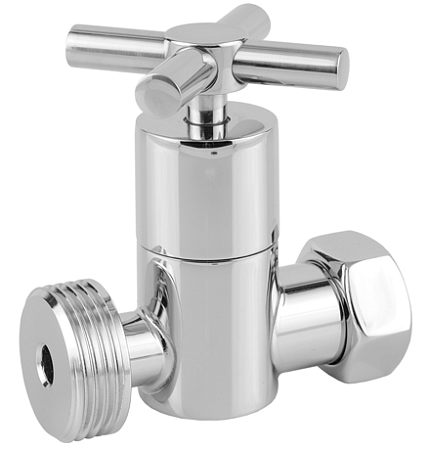 Вентиль Сунержа 00-1305-0134 прямой, крест, хром