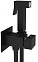 Гигиенический душ со смесителем Paffoni Tweet Square ZDUP112NO черный матовый