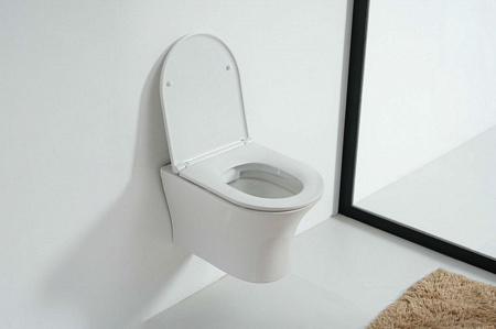 Унитаз подвесной Orange C01-100W сиденье с микролифтом