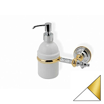 Дозатор для жидкого мыла Stil Haus Giunone G30(04) белый/золото