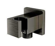 Шланговое подключение WasserKRAFT A186 с держателем оружейная сталь Шланговое подключение WasserKRAFT A186 с держателем оружейная сталь