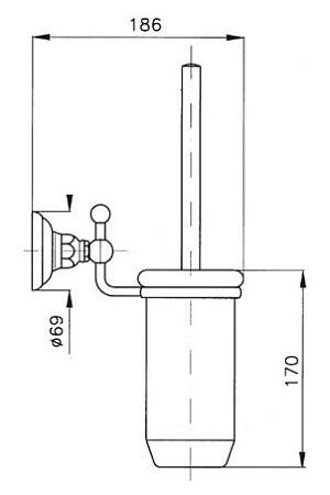 Ершик Nicolazzi Classica 1490CR