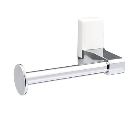Держатель туалетной бумаги WasserKRAFT Leine K-5096WHITE хром/белый
