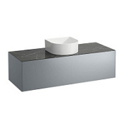 Тумба под раковину Laufen Sonar 4.0542.1.034.142.1 120 титан/черный мрамор