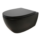 Чаша для унитаза подвесного  Globo 4all MDS03AR черный матовый