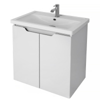 Тумба с раковиной Dreja Mini 99.1202 60 белый глянец