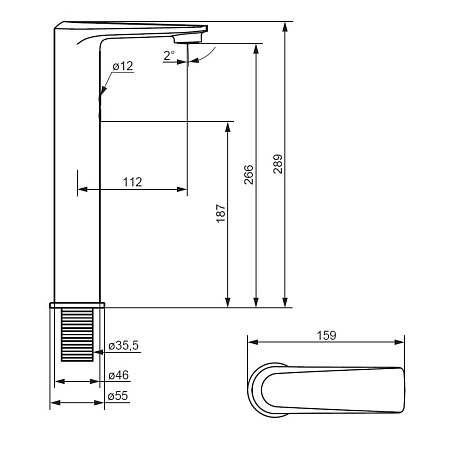 Смеситель Damixa Jupiter 770280000 для раковины хром
