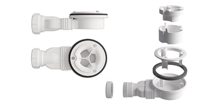 Сифон с гидрозатовром Vincea Vsph-D132