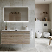 Мебель для ванной Sancos Smart 120 SM120-1E дуб бардолино/белый